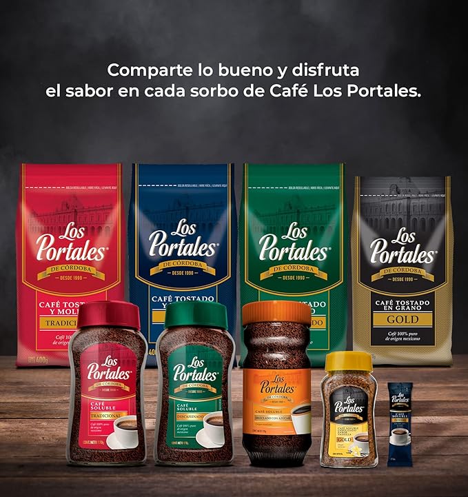 Los Portales de Cordoba Mexican Mountain Grown Gourmet Coffee Roasted Ground Coffee (0.88 lb. Bag)