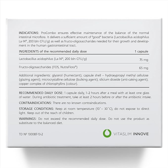 The Smart synbiotic with targeted delivery of The Good Bacteria. Double Capsule and Liquid Formula for Fast Results. 1 Capsule per Day (Pack of 5)
