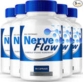 Nerve Flow for Neuropathy Supplements Nerve Flow Capsules Advanced Nerve Health Pills Extra Strength All Natural Healthy Circulation &amp Stable Levels Advanced NerveFlow Support Reviews (5 Pack)