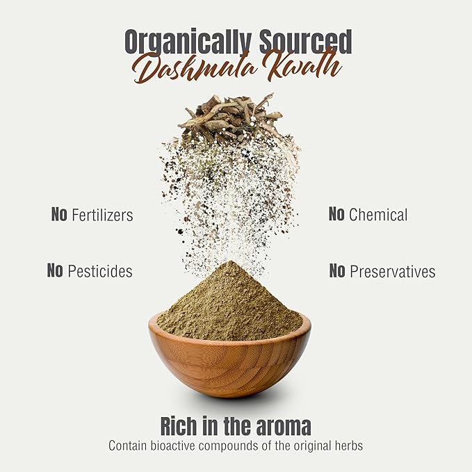 HerbsForever Dashmula Tea Cut and Sifted | Ayurvedic Herbal Tea Blend | Supports General Wellness &amp Vitality | Non-GMO Vegan | 454g