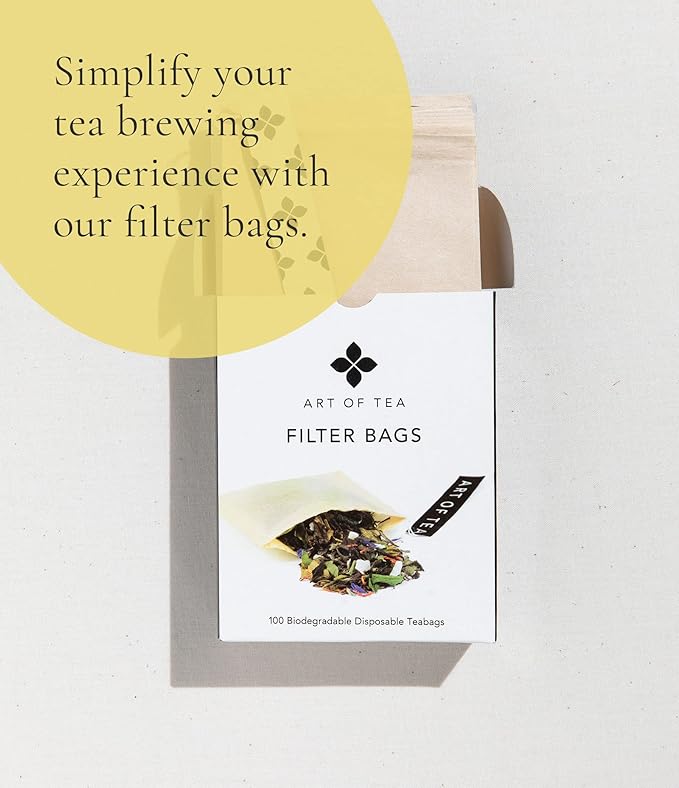 Art of Tea | Organic Happy Tea | Organic Green Tea | 12 Pyramid Tea Bags Sachets