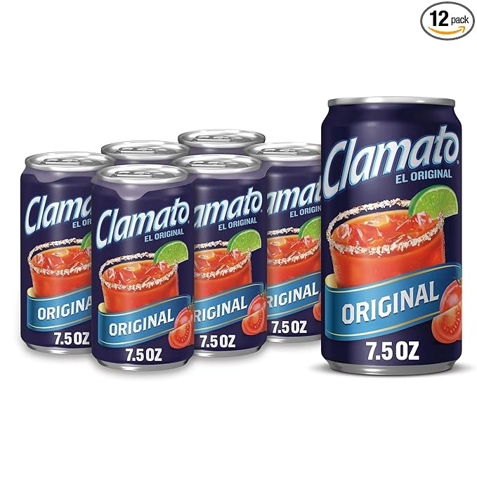 Tomato Cocktail by Clamato Original 7.5 Fl Oz 12 Count | SOHO