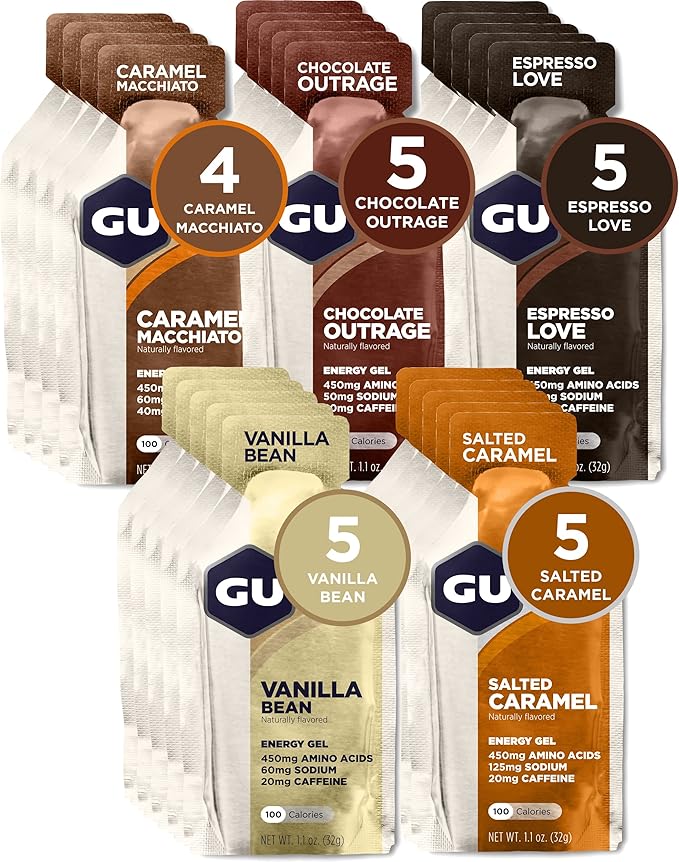 GU Energy Original Sports Nutrition Energy Gel Vegan Gluten-Free Kosher &amp Original Sports Nutrition Energy Gel Vegan Gluten-Free Kosher