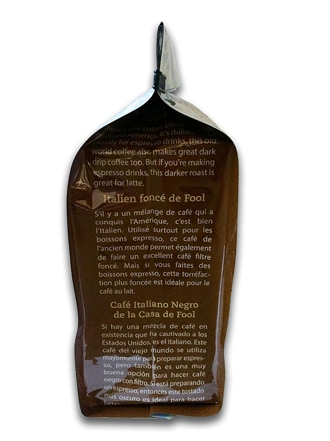 Coffee Fool’s House Italian Dark 2 Pound (Whole Bean)