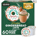 The Original Donut Shop One Step Latte Frosted Gingerbread Keurig Single Serve K-Cup Pods 60 Count (6 Packs of 10)