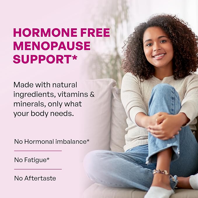 Complete Menopause Support Supplement For Women | With Ashwagandha Black Cohosh Dong Quai &amp Muira Puama | Helps Easing Hot Flashes Night Sweats Mood Swings Hormone Balance &amp Harmony | 180 Ca