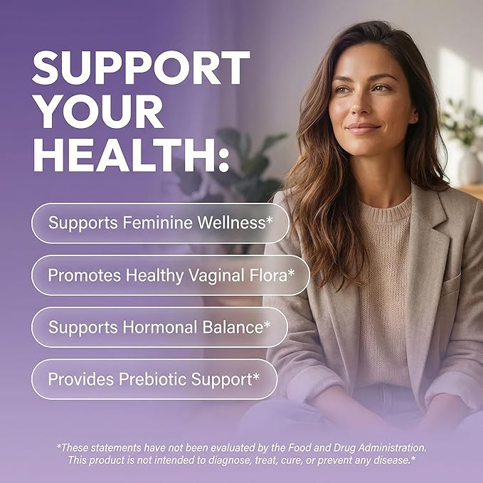 Clean Nutraceuticals Vaginal Probiotics for Women with Cranberry D-Mannose Prebiotics pH Balance Support Feminine Health Urinary Tract Cleanse – Capsule Alternative to Gummies – 60 Count