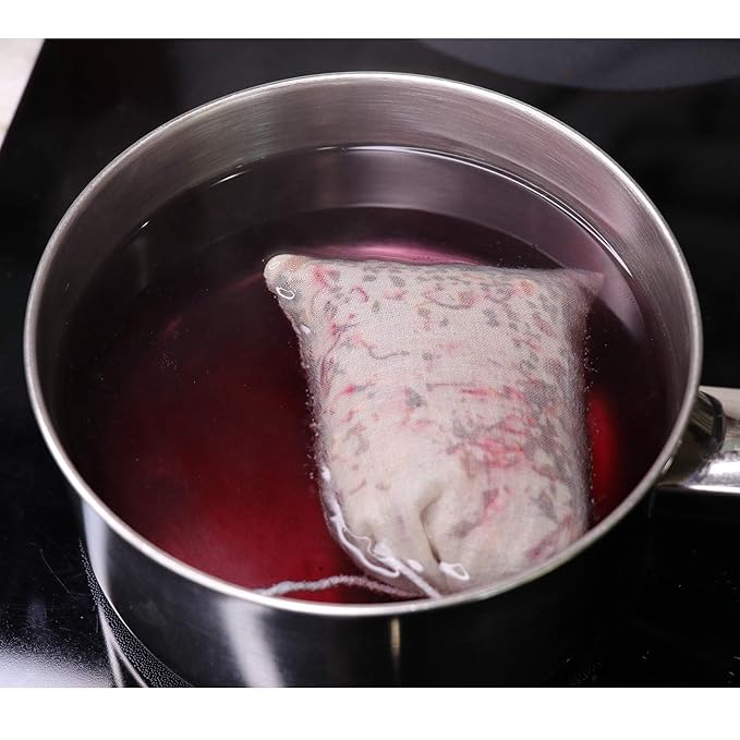 Elderberries &amp More Ultimate Syrup Mix - Makes Approx. 32 oz with Honey - Organic Dried Ingredients -Included Tea Bag - Elderberry Rosehips Hibiscus Cinnamon Stick and Whole Cloves