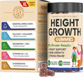 Height Growth Increase Vitamin Gummies Calcium 100mg Magnesium Glycinate 30mg Zinc Ashwagandha Vitamin K2 D3 25mg Grow Tall Maximizer Supplement Multivitamin for Kids Teens Boy &amp Girl Adul