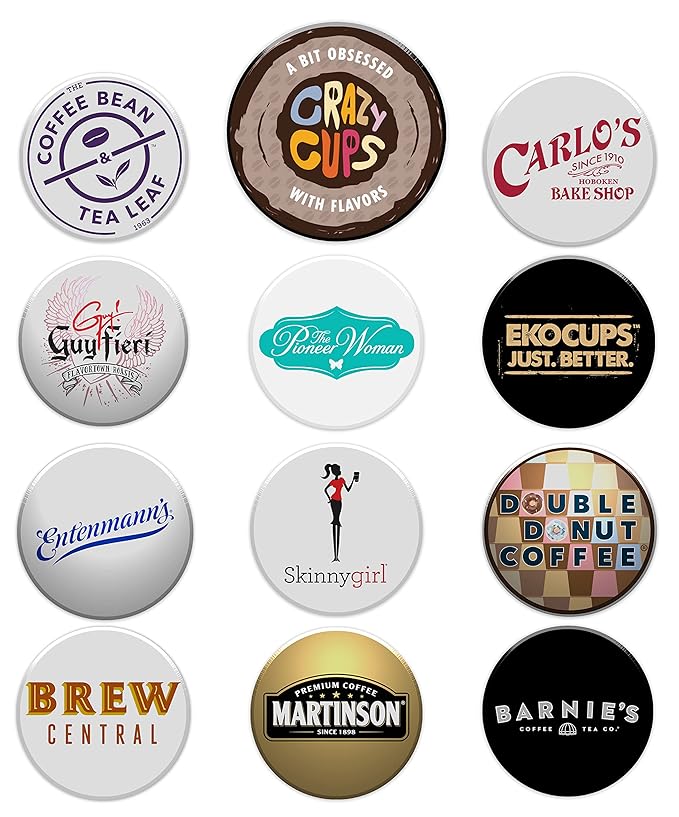Perfect Samplers Dark Roast and Flavors Single Serve Coffee Pods for Keurig K Cup Machines Bold Lover's Select 50 Count