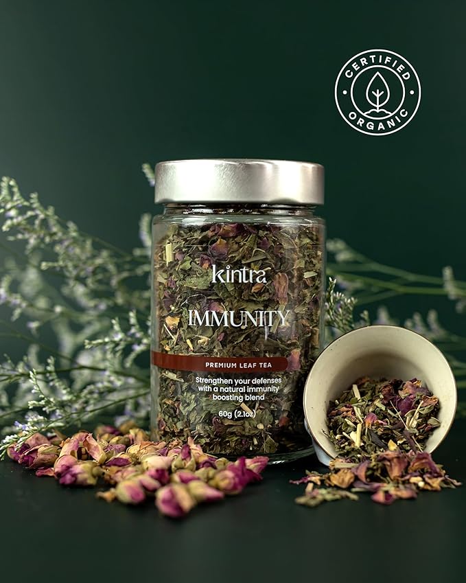 Kintra Foods Loose Leaf Immunity Herbal Tea Jar 60g