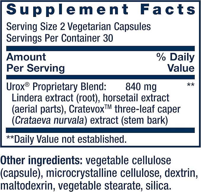 Life Extension Women's Bladder Support – for Bladder Health and Normal Urinary Frequency – Horsetail Lindera and Three-Leaf Caper Extracts – Non-GMO – Gluten Free — 60 Vegetarian Capsules