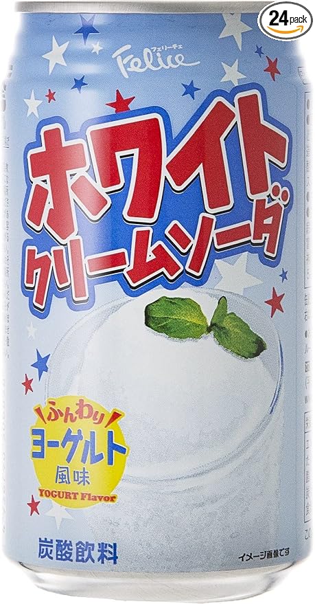 Felice White Cream Soda 11.83 fl oz 24 packs