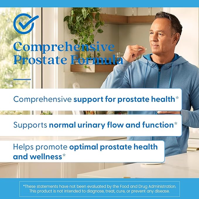 Doctors Best Comprehensive Prostate Formula with SelenoExcell and CardioAid Supports Prostate Health Gluten Free Vegetarian 120 Veggie Caps