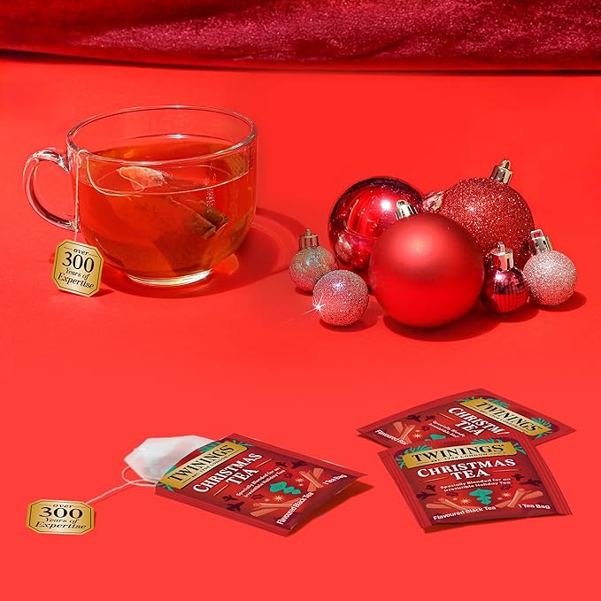 Twinings of London Christmas Black Tea Box of 20 Tea Bags (Pack of 2)