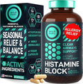 Histamine Block Flavonoids Supplements - Quercetin Nettle Atermesia Natural Source Flavonoids - Seasonal Allergy Balance Supplements Histamine Blocker - 60 Homeopathic Allergy Relief D-Hist Caps