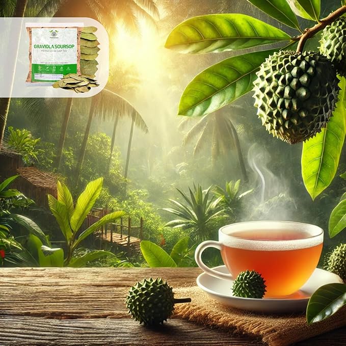 Herbalista - Premium Whole Dried Graviola Soursop Leaf 16oz (1 lb | 1400+ Leaves) | 100% Natural Guanabana Tea | Fresh Wildcrafted and Authentic | Makes 120+ Cups of Delicious Tea