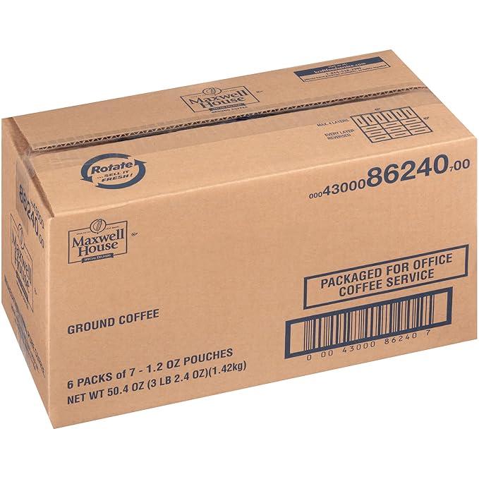 Maxwell House Special Delivery Medium Roast Ground Coffee (1.2 oz Bags Pack of 42)