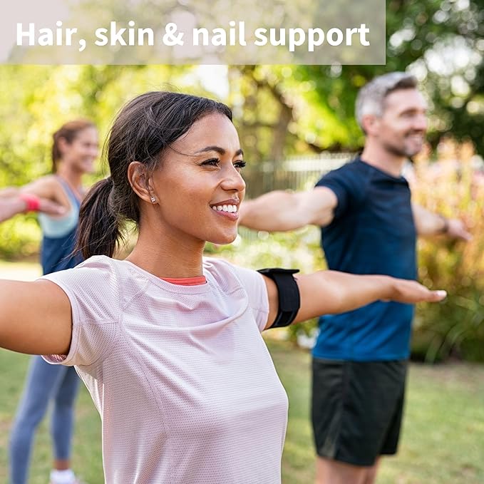 Vegan Collagen Protein Powder + Pure Biotin High Strength 10000mcg Vegan Bundle for Skin Hair &amp Nails by Igennus