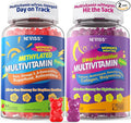 NEVISS 52-in-1 Methylated Multivitamin for Women Gummies with Iron Omega-3 B6 B9 B12 for Day | Magnesium Glycinate Calcium Collagen for Night Renewal/Sleep Womens 18 30 40 50 60 70+ AM PM Daily