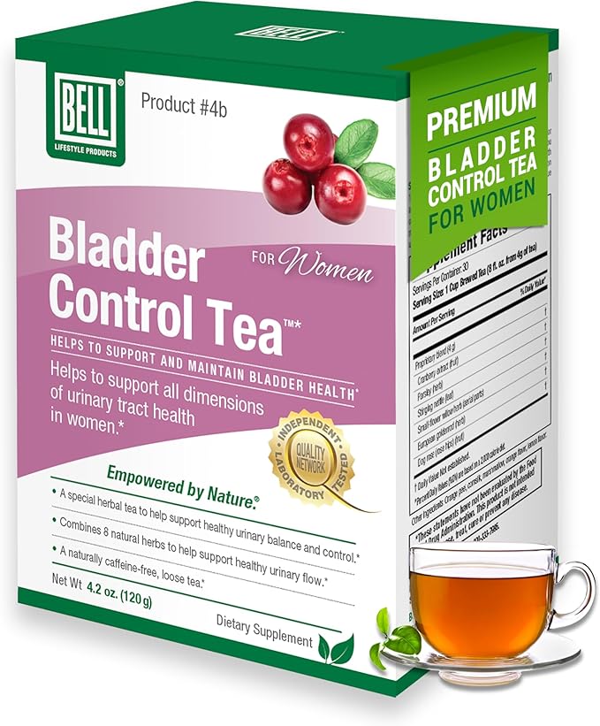 Bell Bladder Control Tea for Women™ - A Special Herbal Tea to Help Support Healthy Urinary Balance and Control - Kidney Tea