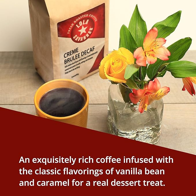 Lola Savannah Crème Brulée Whole Bean Decaf Coffee 2lb