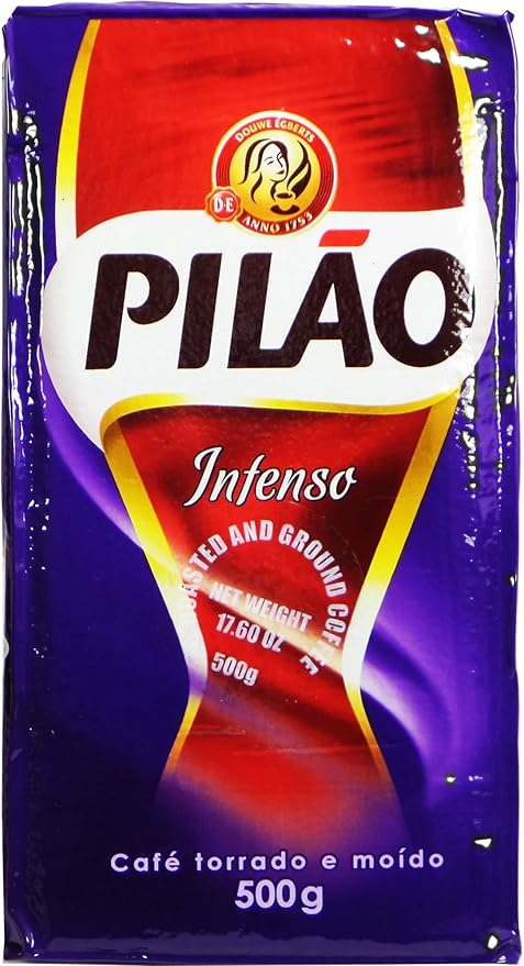 Pilão - Coffee Rost and Ground - Intense - 17.63 Oz (PACK OF 02) | Café Torrado e Moído - Intenso - 500g