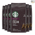 Starbucks Dark Roast Ground Coffee — Italian Roast — 100% Arabica — 6 bags (20 oz. each)