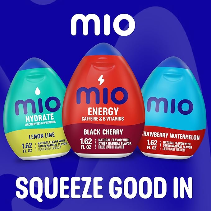 Mio Energy Liquid Water Enhancer Black Cherry 1.62 OZ 5-Pack