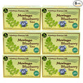 Moringa Blueberry Tea Bags 168 (Keto Detox Paleo Vitamin &amp Minerals Booster Vegan Gluten-Free Non-GMO Caffeine-Free)