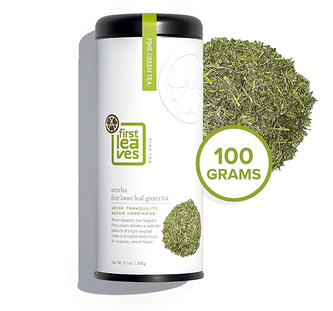 Loose Leaf Green Sencha Tea (100 grams) Organic Japanese Green Tea Sencha (3.5 oz)