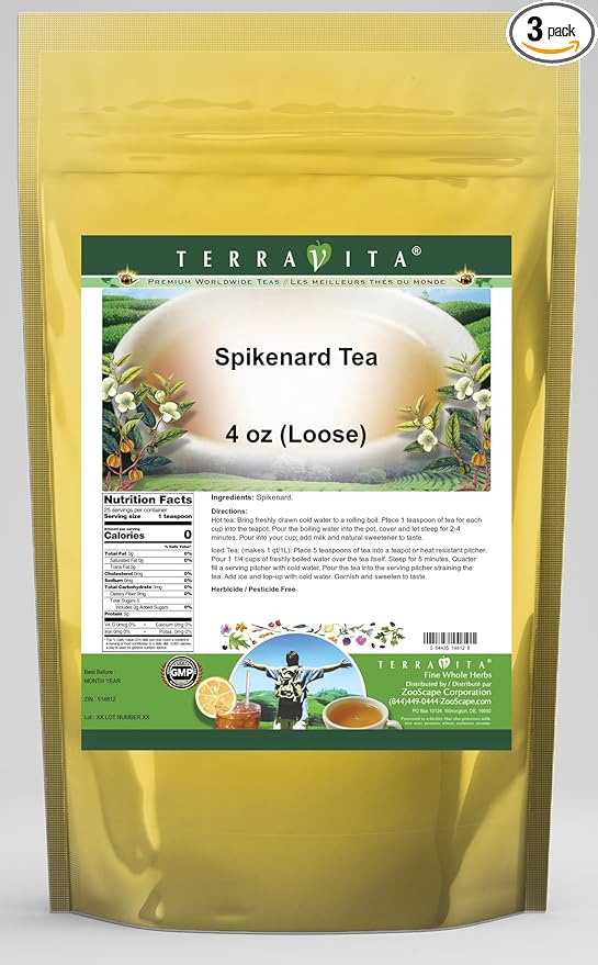 Spikenard Tea (Loose) (4 oz ZIN: 514812) - 3 Pack