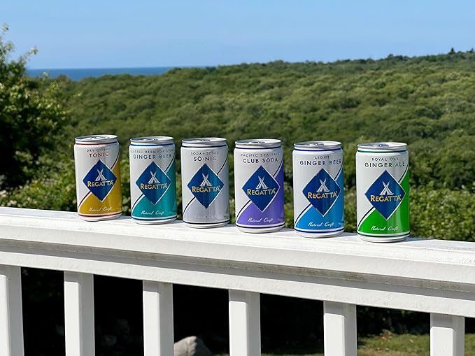 Award-Winning Soda Bundle Party Pack of 4 24 Can Cases By Regatta Craft Mixers