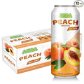 AZRA 100% Peach Juice 500 ml Can (Pack of 12) – Fresh Peach Fruit Juice Beverages No Added Sugar – Healthy Drinks for Adults and Kids – Real Fruit Juice Variety – 100 Percent Juice 16.9 fl oz