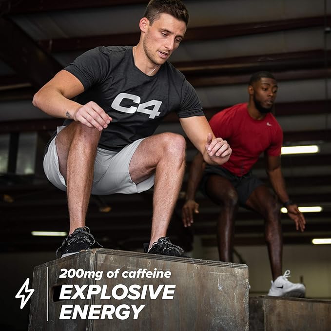 Cellucor C4 Energy Non-Carbonated Zero Sugar Energy Drink Pre Workout Drink + Beta Alanine Icy Blue Razz 12 Fl Oz (Pack of 12)