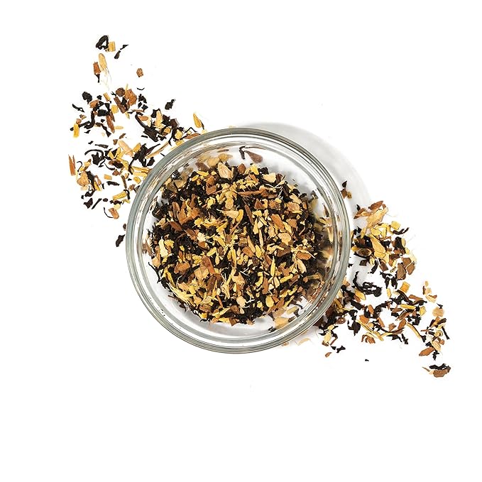 Sweet Chai Tea by Mindful Moon – Spicy &amp Sweet Caffeinated Blend with Ginger Cinnamon &amp Licorice – Loose Leaf Tea (Large)