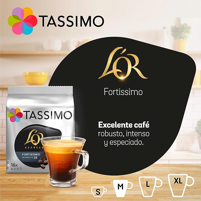 Tassimo L'OR Espresso Fortissimo Pack of 5 (80 discs / 80 servings)