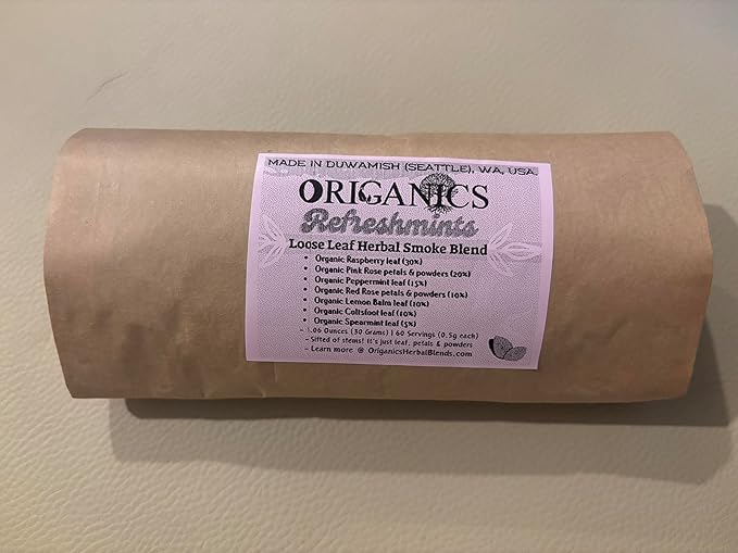 Refreshmints (1.06OZ/30g Loose-Leaf) Herbal Smokes Blend | 60 Servings