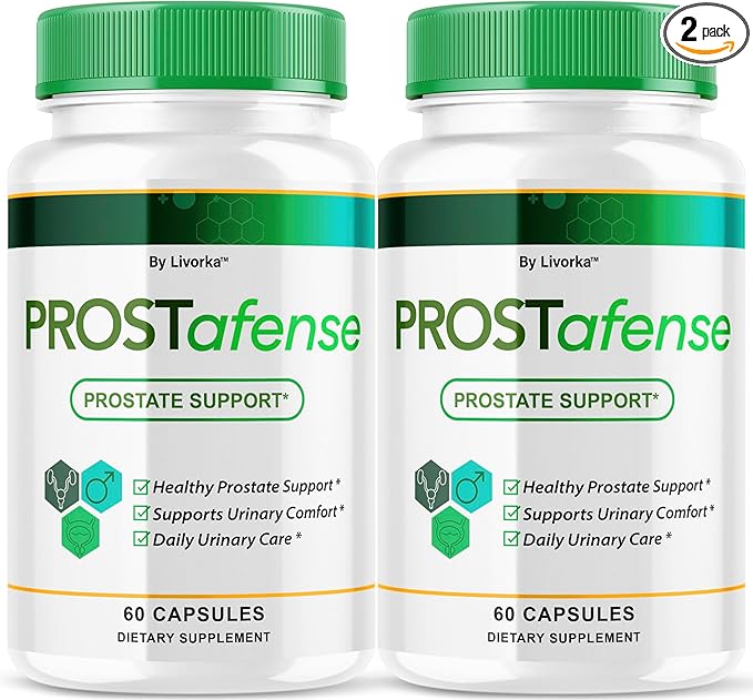 (2 Pack) Prostafense Health Supplements for Men Capsules - Official Prostafense Pills All Natural Support Prostafence Maximum Strength Premium Formula for Daily Wellness 120 Capsules for 2 Months