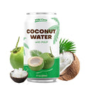 VIIBI Coconut Water with Pulp Low Calorie All-Natural Drink with Electrolytes NO added Sugar Smart Alternative to Coffee Soda and Sports Drinks - Gluten Free 11 Fl Oz (Pack of 24 Cans)