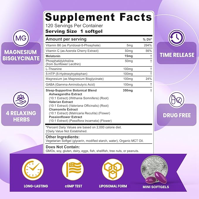Collagen Peptides Supplement + Liposomal Melatonin Supplement