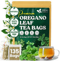 FreshDrinkUS Oregano Leaf Tea | 135 Tea Bags – Pure Herbal Infusion from Origanum vulgare - Naturally Bold &amp Aromatic Flavor - Premium Quality Sustainably Sourced. Vegan