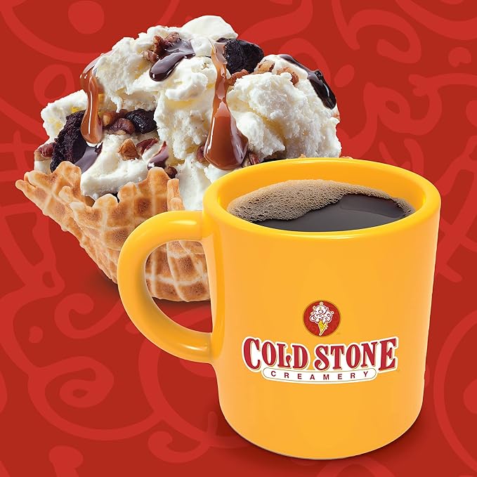 Cold Stone Creamery Beverages Founder's Favorite Ice Cream Flavored Coffee Pods Compatible with K Cup Brewers Including 2.0 40 Count