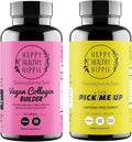 Happy Healthy Hippie Pick Me Up Natural Energy Pills &amp Vegan Collagen Builder