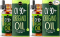 Maju Superfoods Oregano Oil Drops Potent 90%+ Carvacrol (1 fl Oz) Wild Mediterranean Essential Oil of Oregano Liquid Aceite de Oregano Immune and Seasonal Support (Pack of 2)