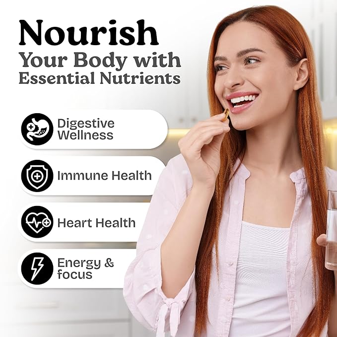 Atlantic Naturals Irish Sea Moss and Shilajit Capsules for Men &amp Women | 5-in-1 Seamoss Shilajit Combo with Bladderwrack Burdock Root &amp Black Pepper for Absorption &amp Vitality - 2705mg 60