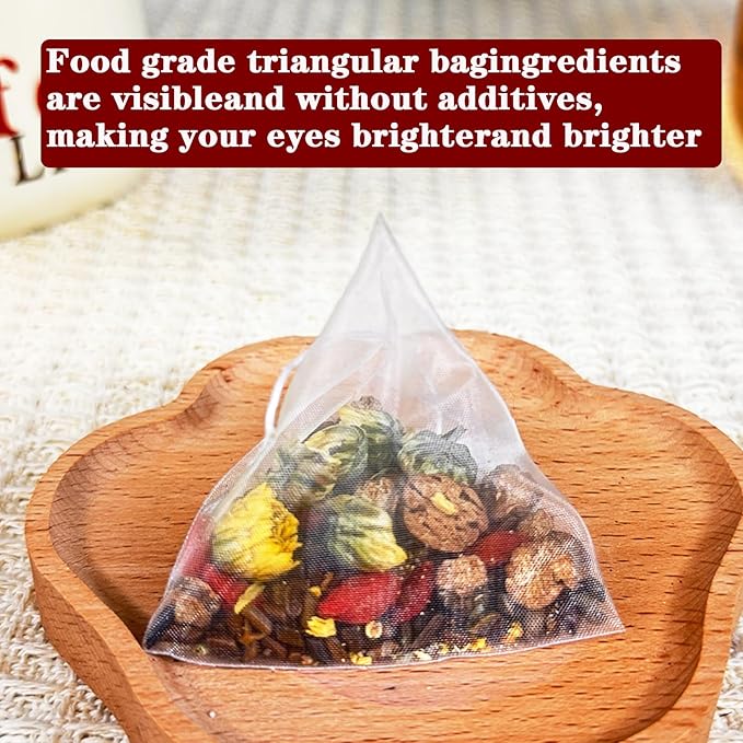 Chrysanthemum Cassia Seed Tea Bags 300g Combination of Herbal Tea Chrysanthemum Cassia seed Burdock Root Goji berry Honeysuckle Osmanthus Chinese Herbal Tea 菊花决明子茶 菊花 决明子 枸杞子 金银花 桂花 牛蒡根