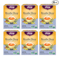 Yogi Tea Breathe Deep Tea - 16 Tea Bags per Pack (6 Packs) - Organic Respiratory Tea - Supports Respiratory Health - Includes Licorice Root Eucalyptus Leaf Ginger Root &amp Cinnamon Bark