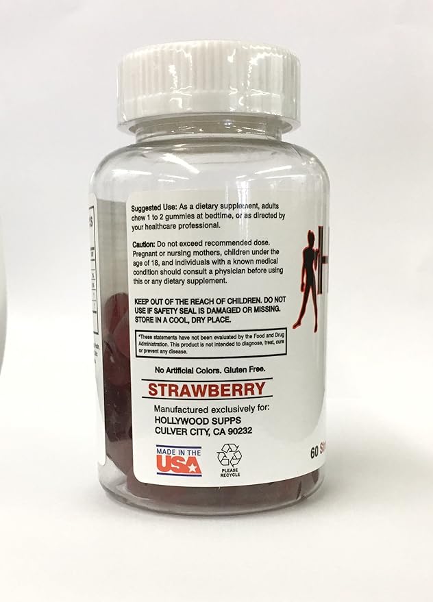 Melatonin Gummies Now 50% more MADE in the USA Hollywood Supps