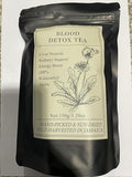 60 Bags Jamaican Healing Garden Blood Detox Tea Chef Tijani Blood Detox Tea Hand Picked and Sun-Dried Wildcrafted Herbs With Guaco Burdock Root Oregano Cinnamon Moringa Caffeine Free (60bags)